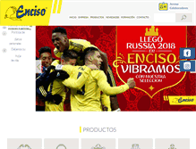 Tablet Screenshot of encisoltda.com